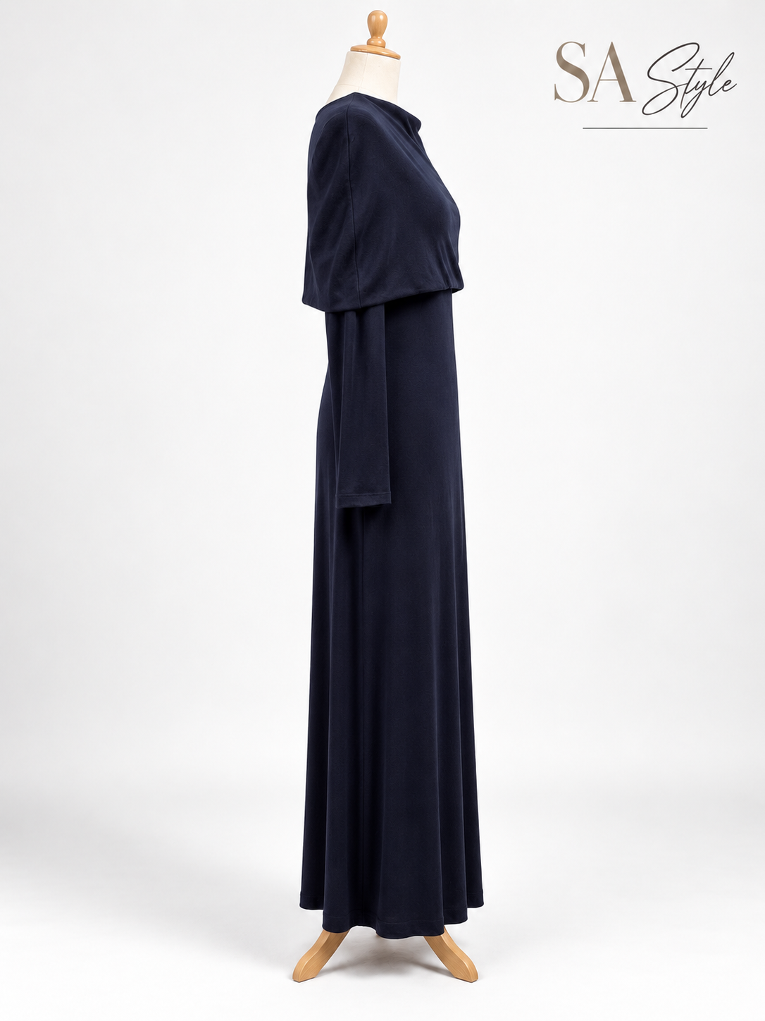 Maxikleid in Dunkelblau