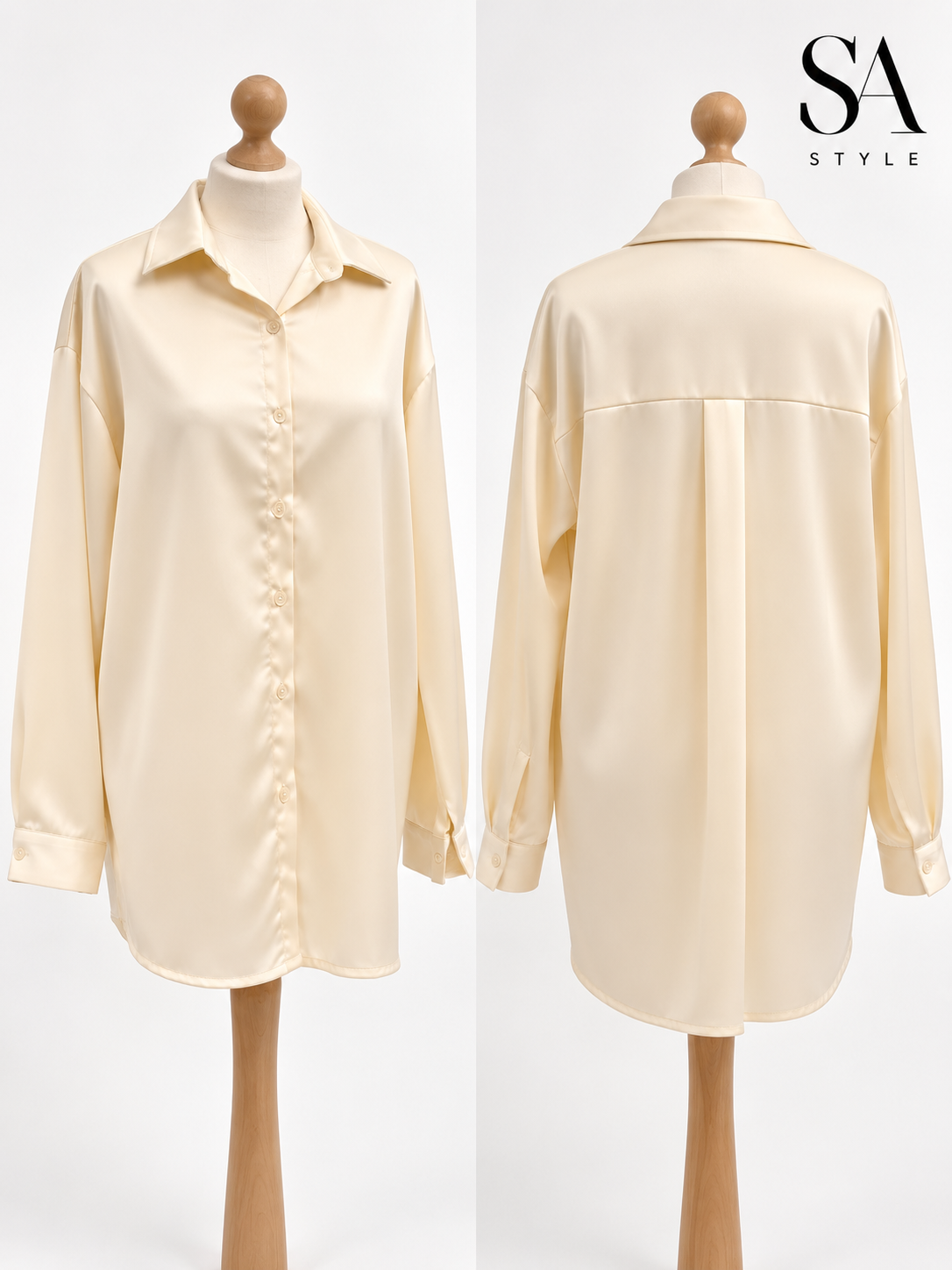 Elegante, locker geschnittene Bluse