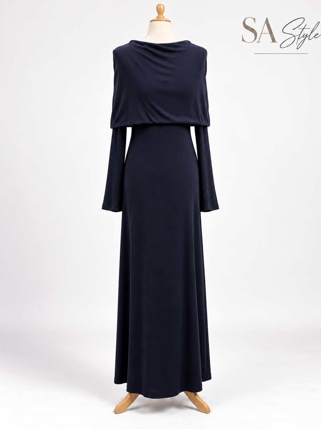 Maxikleid in Dunkelblau