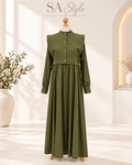 Elegantes Maxikleid mit besonderem Oberteil