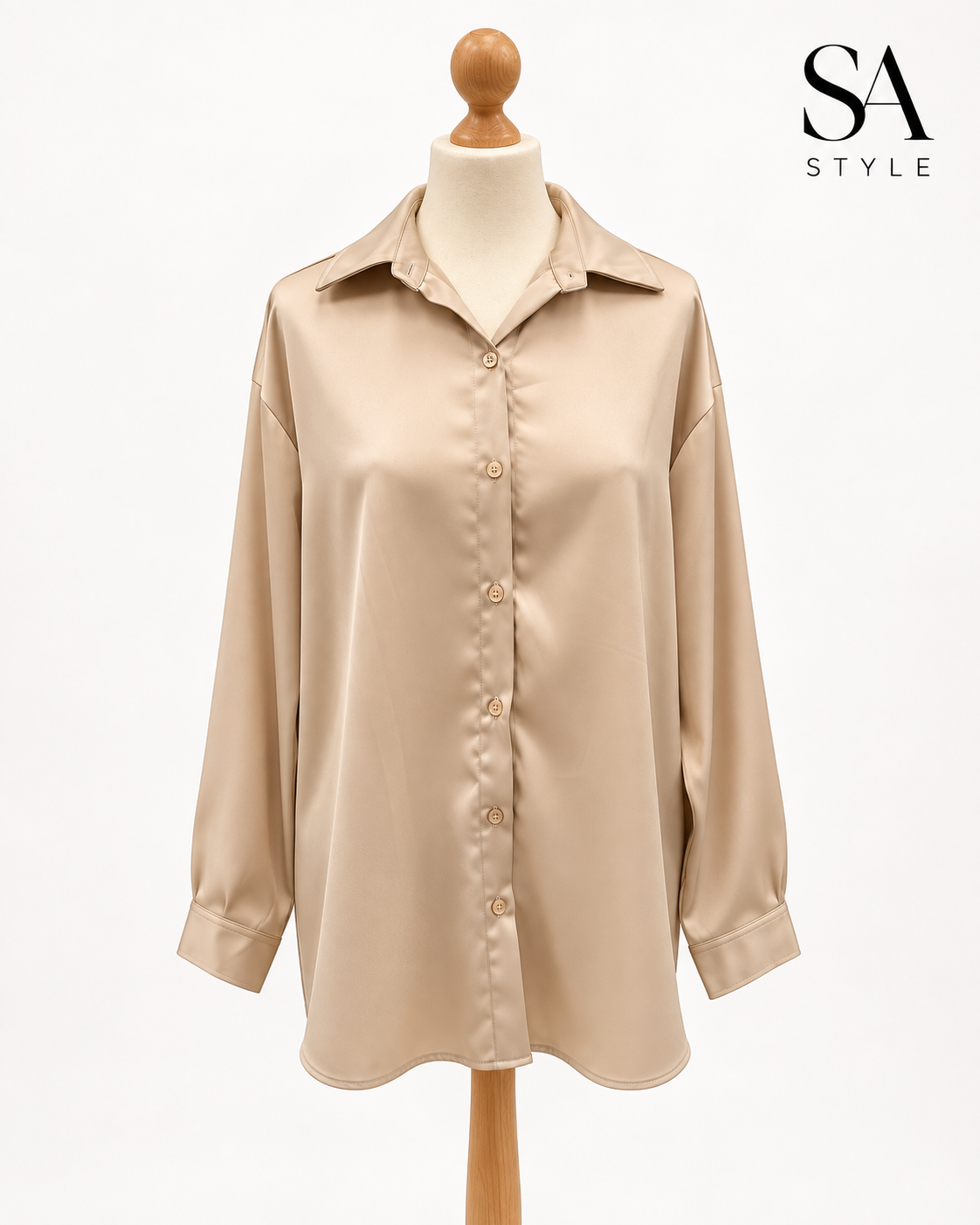Elegante, locker geschnittene Bluse