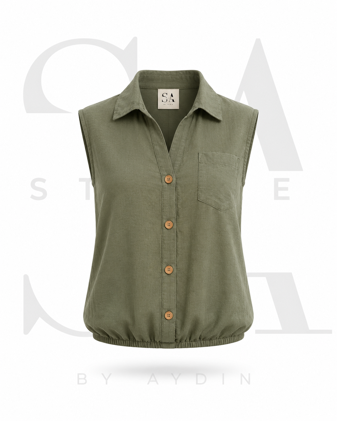 ärmellose Bluse