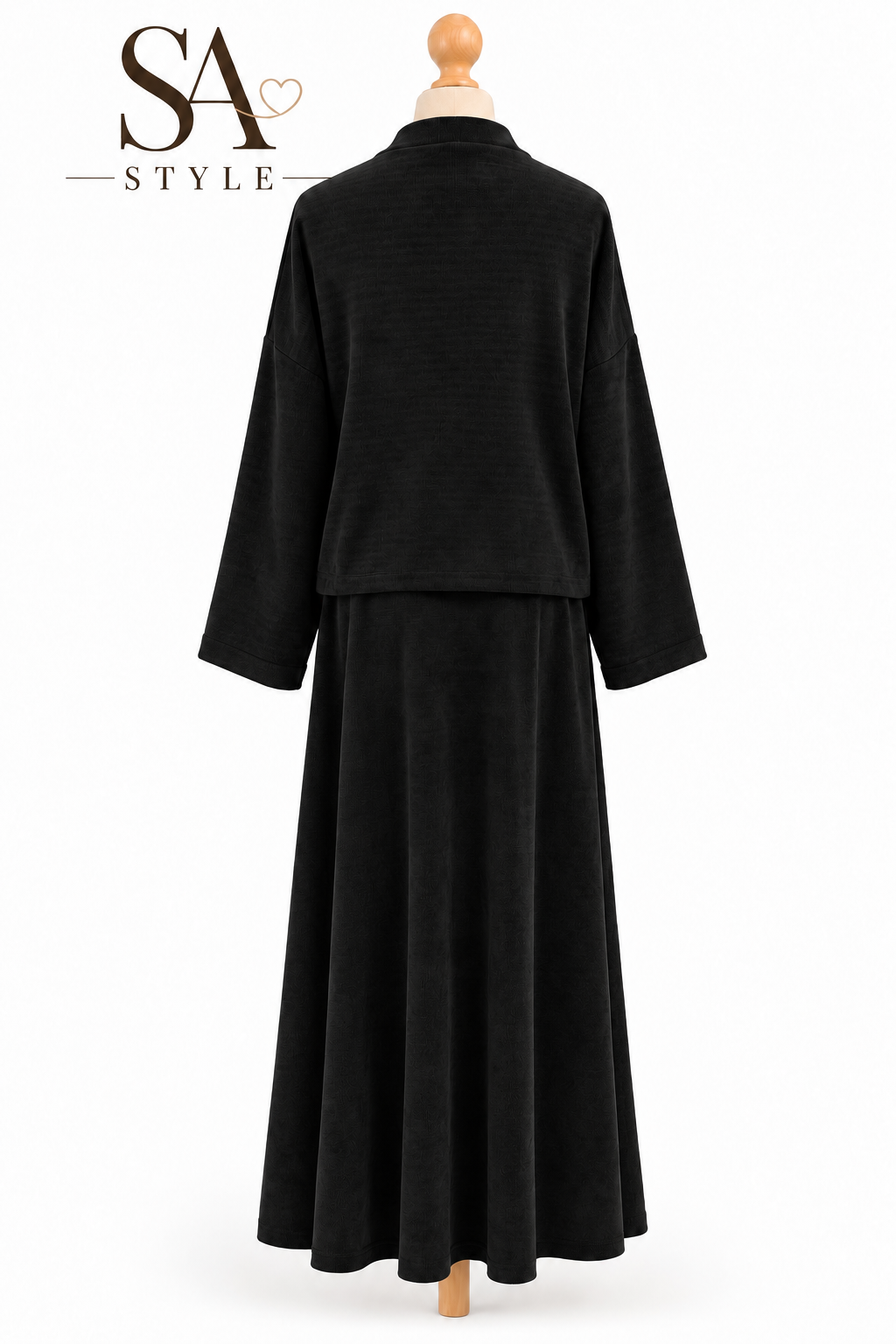 Elegantes zweiteiliges Set in Schwartz