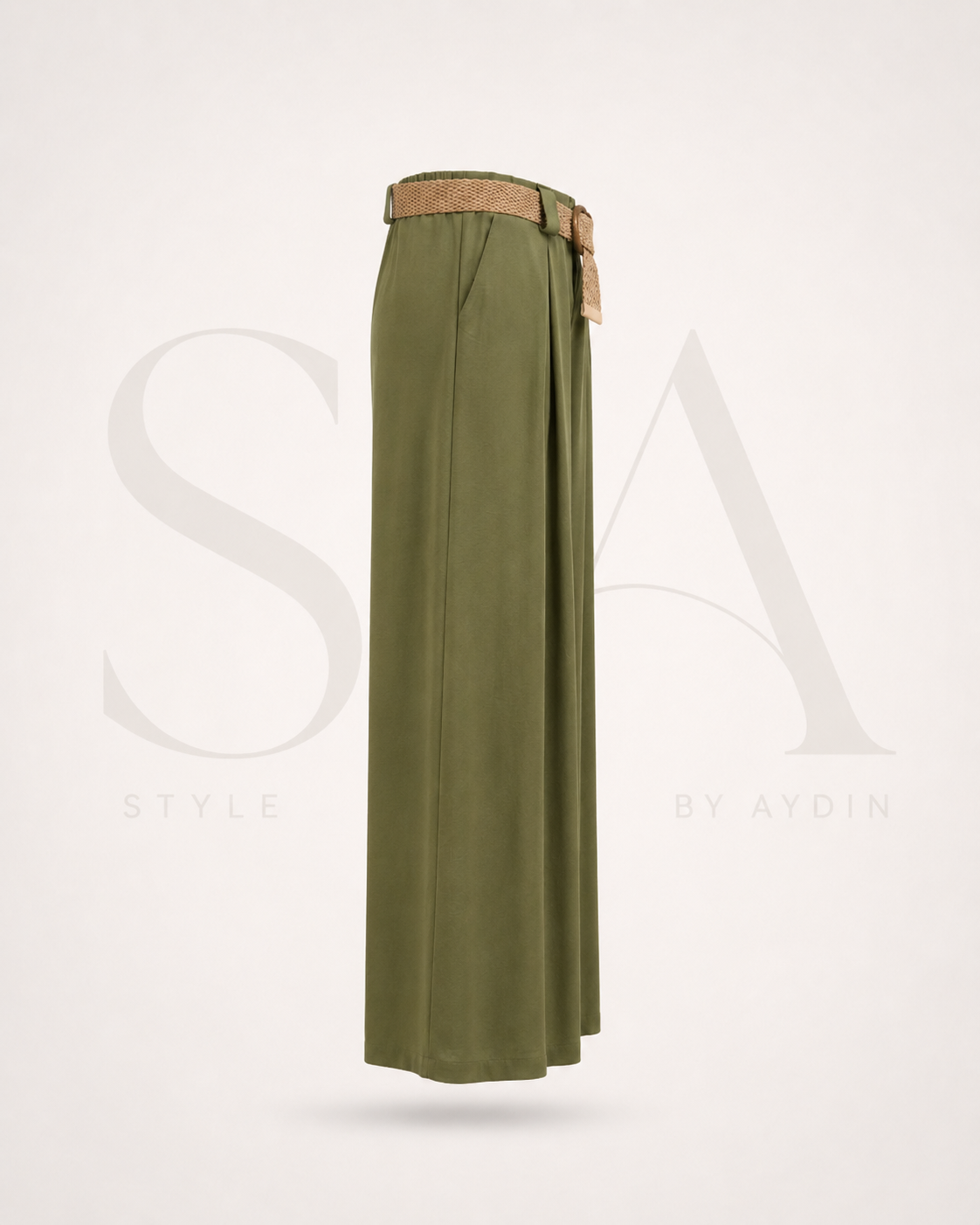 Elegante, weit geschnittene Hose