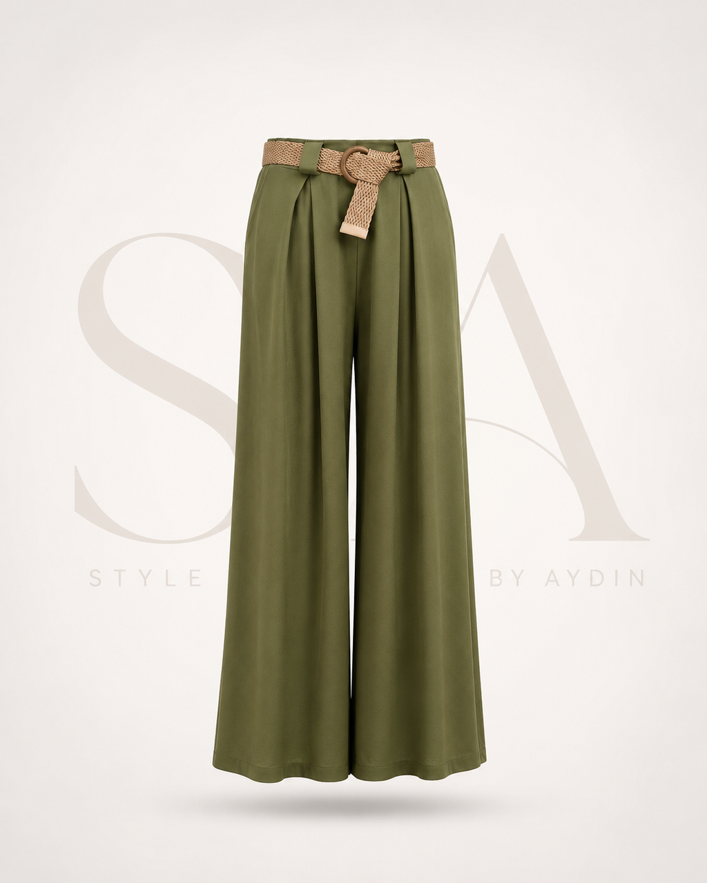 Elegante, weit geschnittene Hose