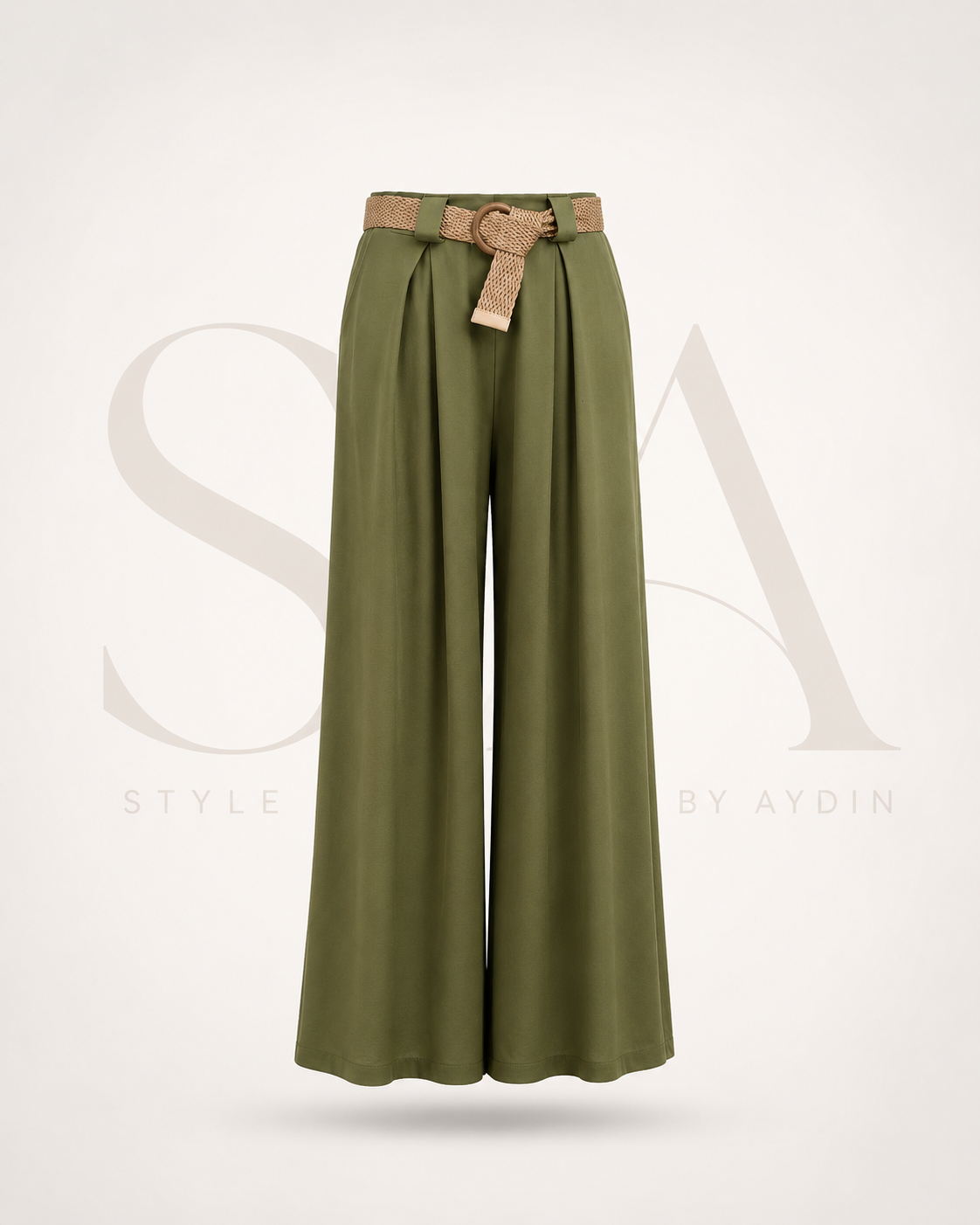 Elegante, weit geschnittene Hose