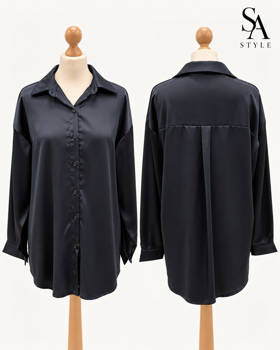 Elegante, locker geschnittene Bluse