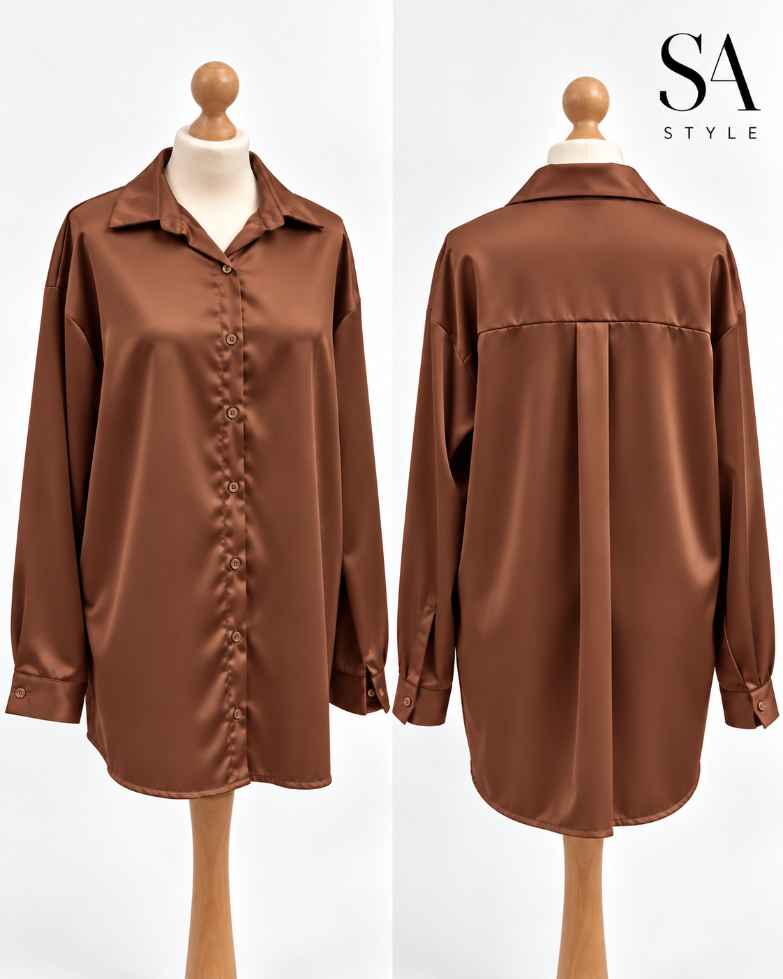 Elegante, locker geschnittene Bluse