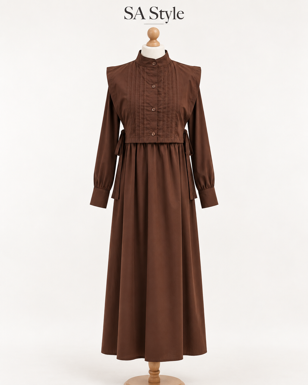 Elegantes Maxikleid mit besonderem Oberteil