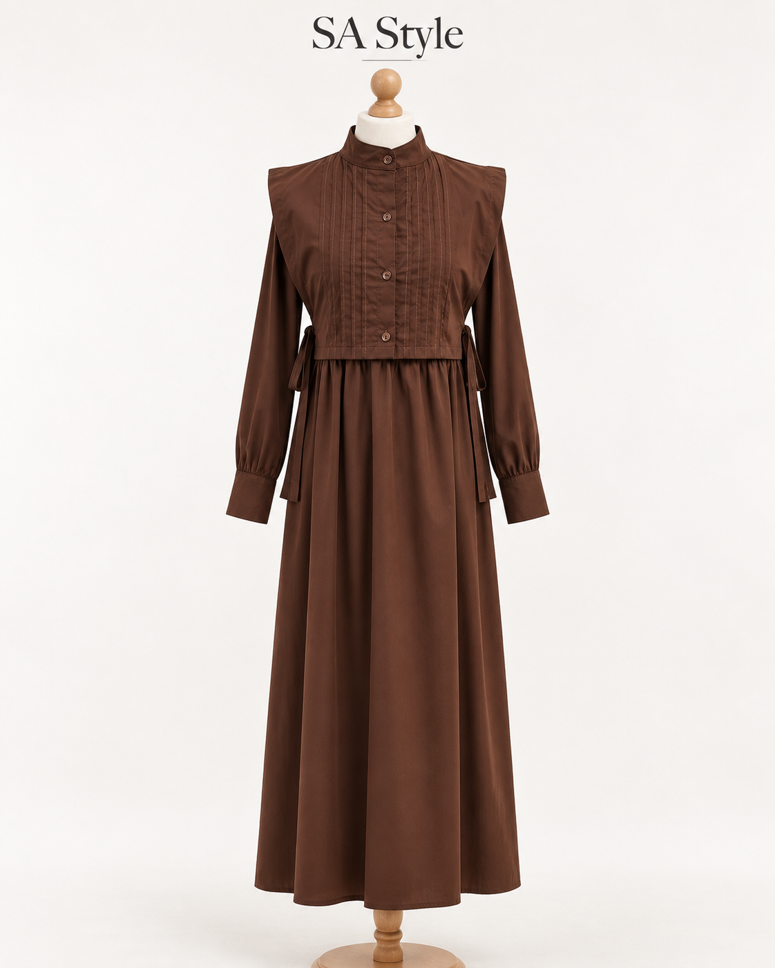 Elegantes Maxikleid mit besonderem Oberteil