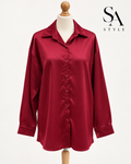 Elegante, locker geschnittene Bluse