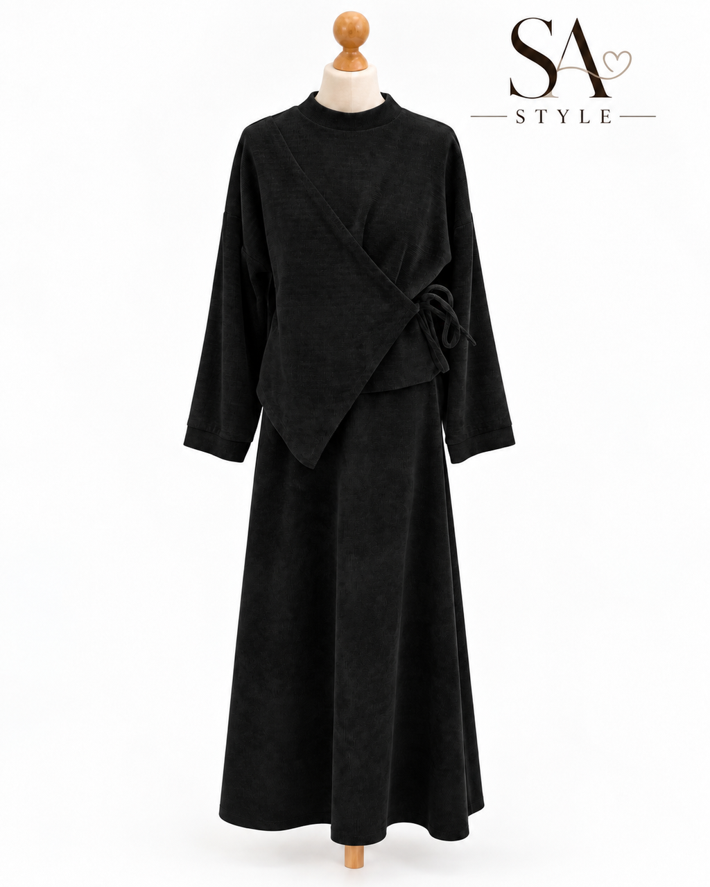 Elegantes zweiteiliges Set in Schwartz